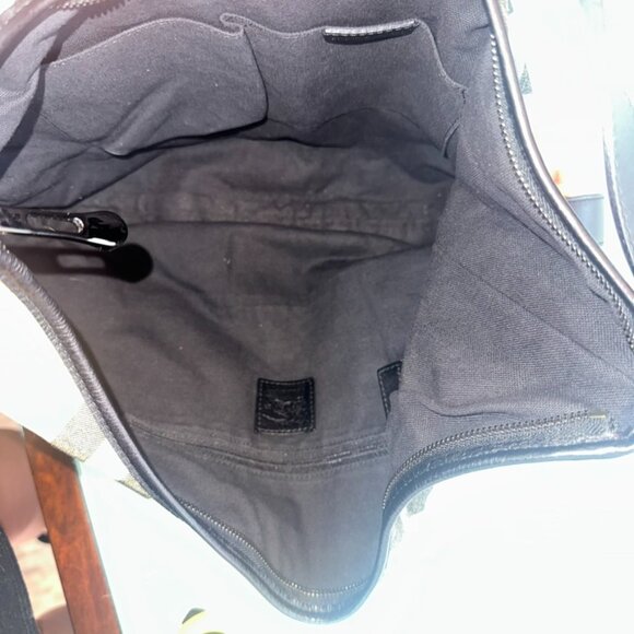 Burberry Metallic Nova Check Hobo Bag w/ black leather accents - Picture 11 of 13